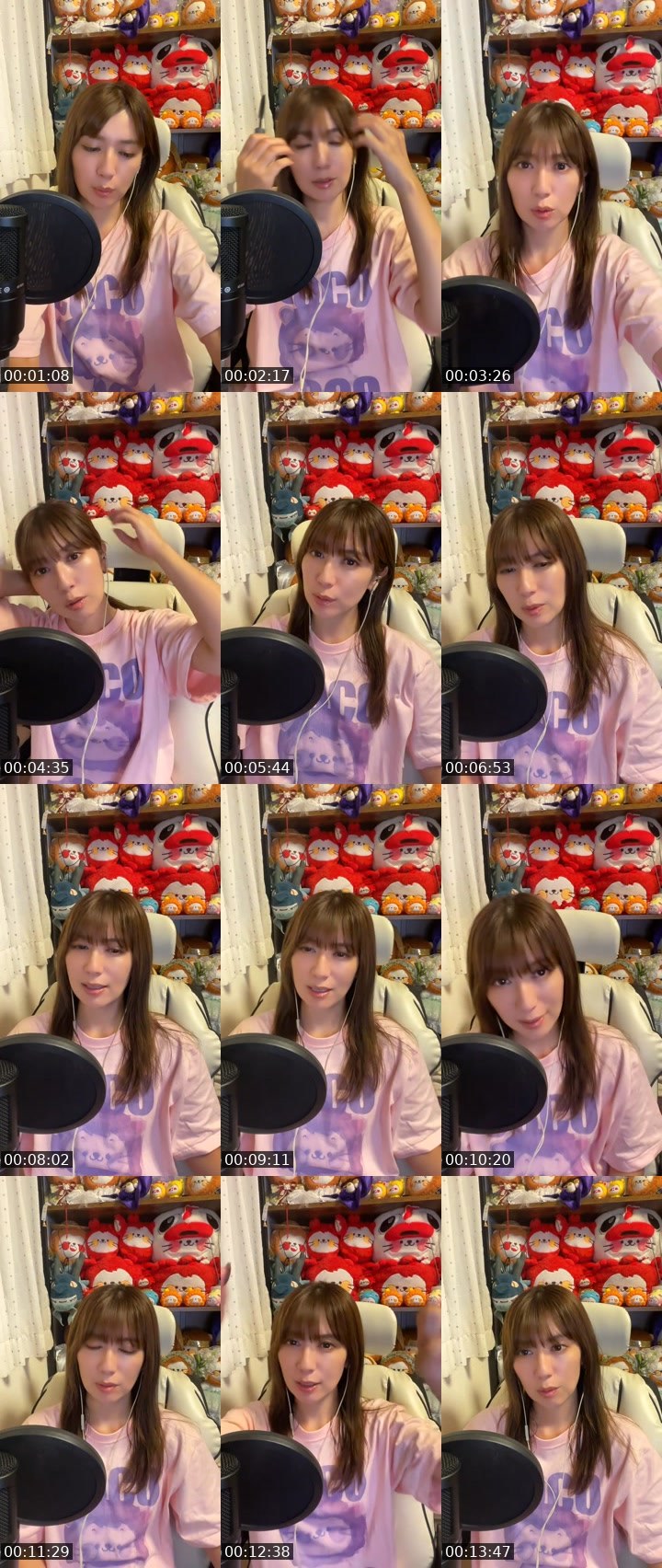 Contact-sheet preview of まるめ⚯˶'s MICO Live recording
