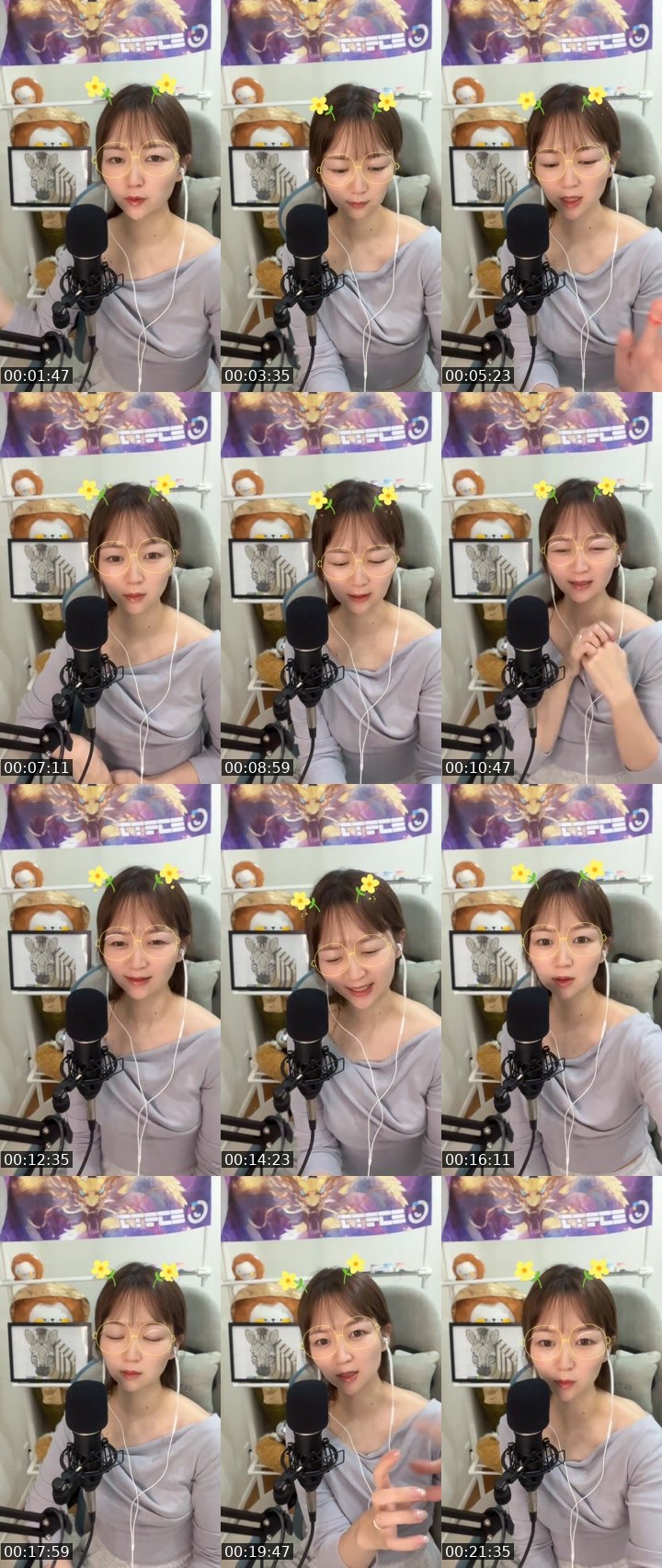 Contact-sheet preview of うにいくら🦓🥝's MICO Live recording