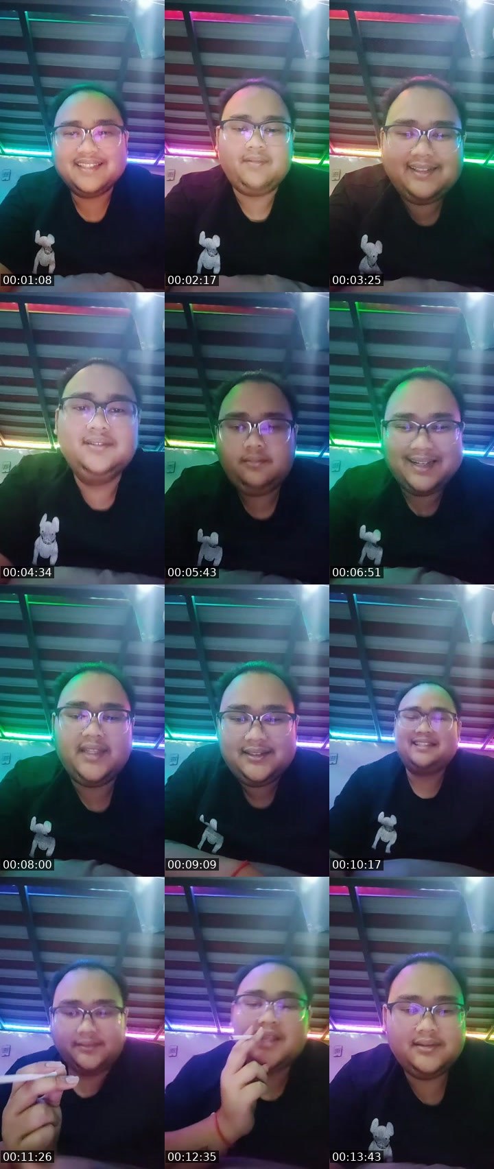 Contact-sheet preview of KC x 𝓐𝓷𝓷𝓪 cantik🧠🧬ᴱᴸᴵᵀᴱ's MICO Live recording