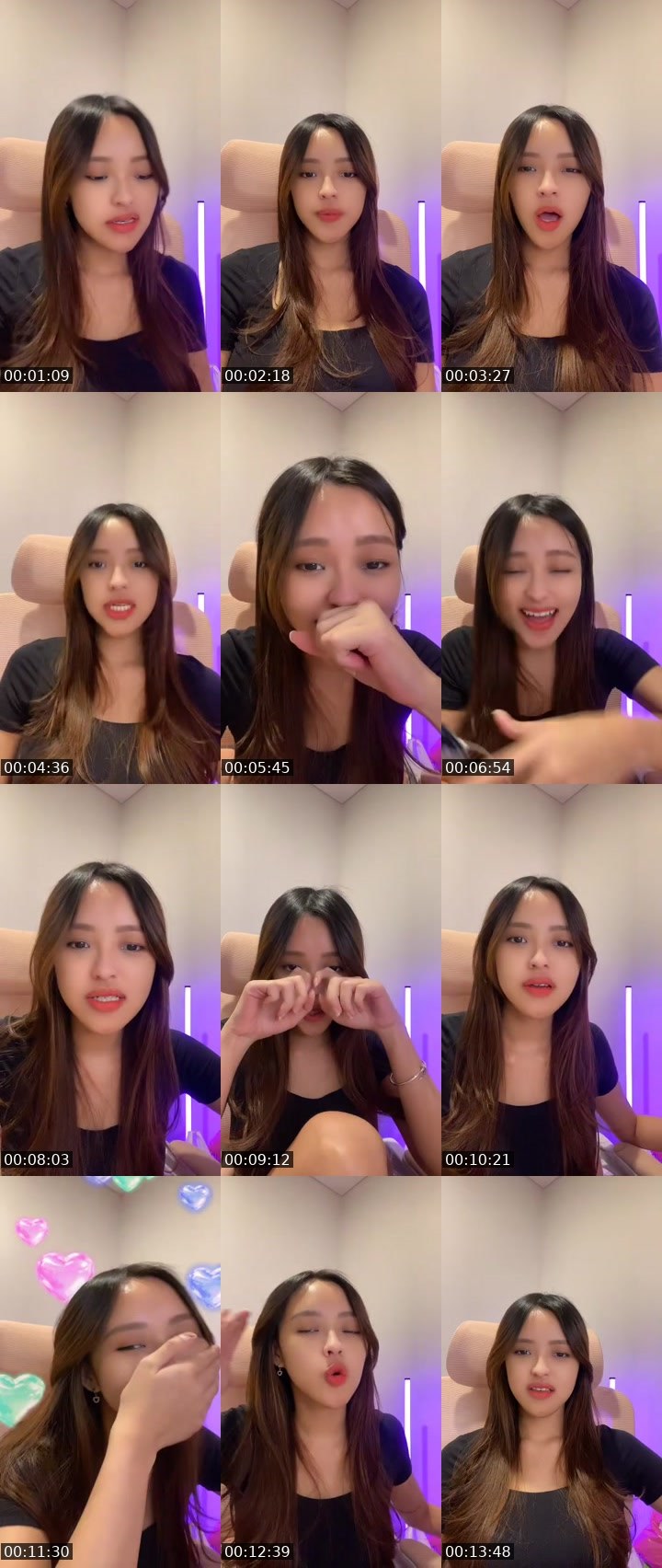 Contact-sheet preview of $ᵏʸ🌈 Audrey 🐩's MICO Live recording