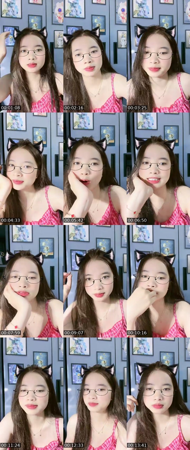 Contact-sheet preview of ꧁༺Huệ em༻꧂'s MICO Live recording