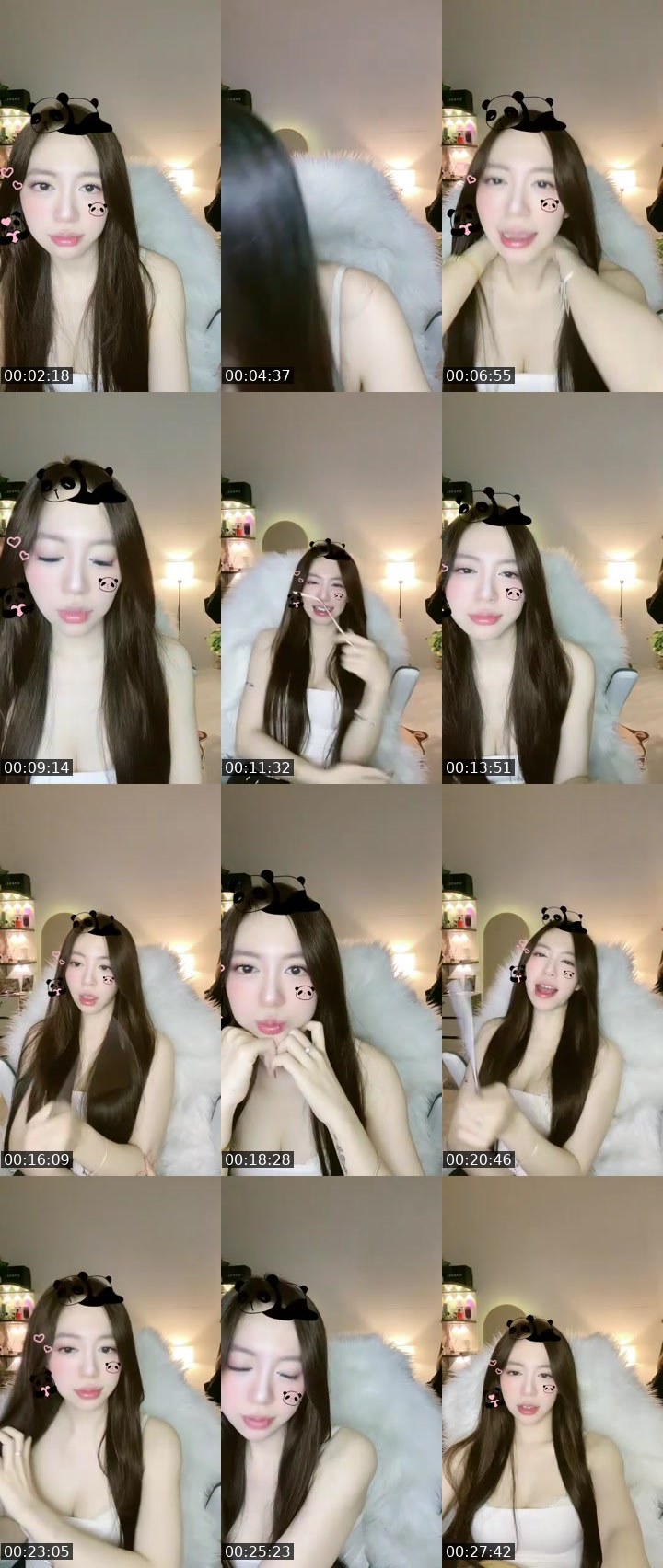 Contact-sheet preview of |🎀|ᴹ Rii⁷⁷⁷ (小宝贝） -45k's MICO Live recording