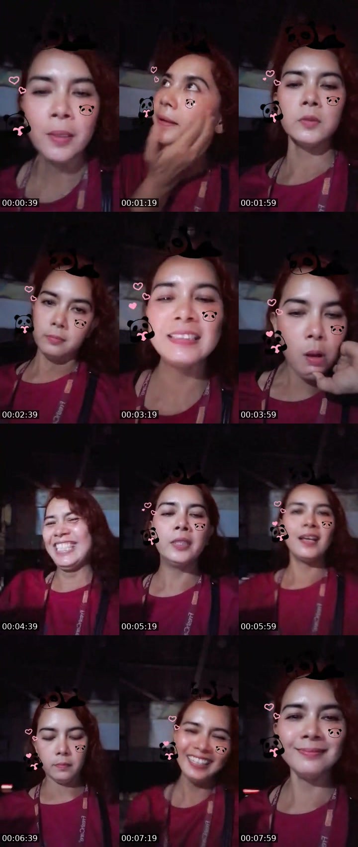 Contact-sheet preview of ᴮᶜ🌝saryˢᵖᵃʷⁿ's MICO Live recording