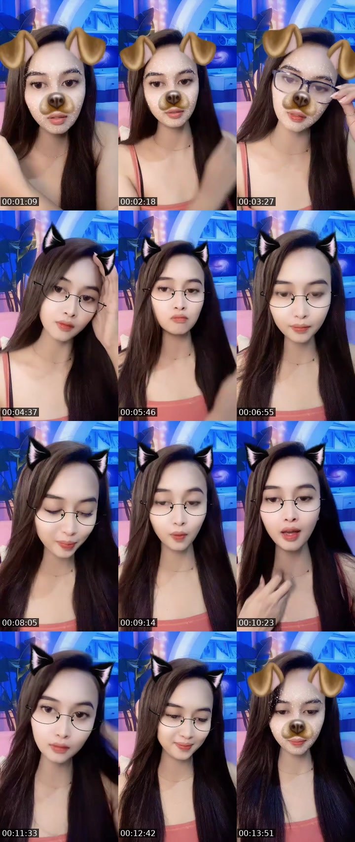 Contact-sheet preview of ᴮᴰ𝐌𝐞𝐝𝐮za 💘's MICO Live recording