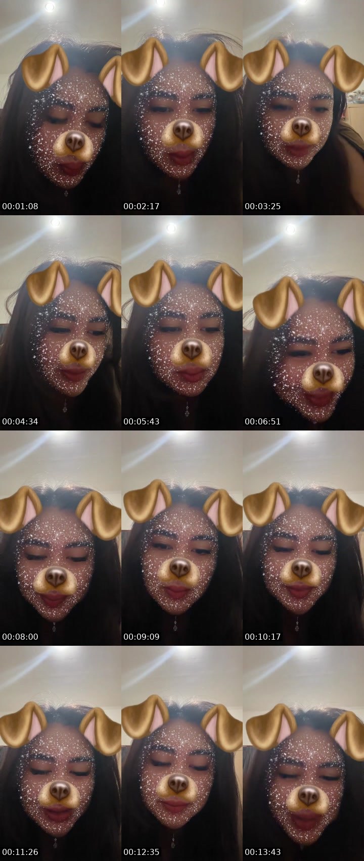 Contact-sheet preview of ❥ 𝐉🌼🌹🦋🐱's MICO Live recording