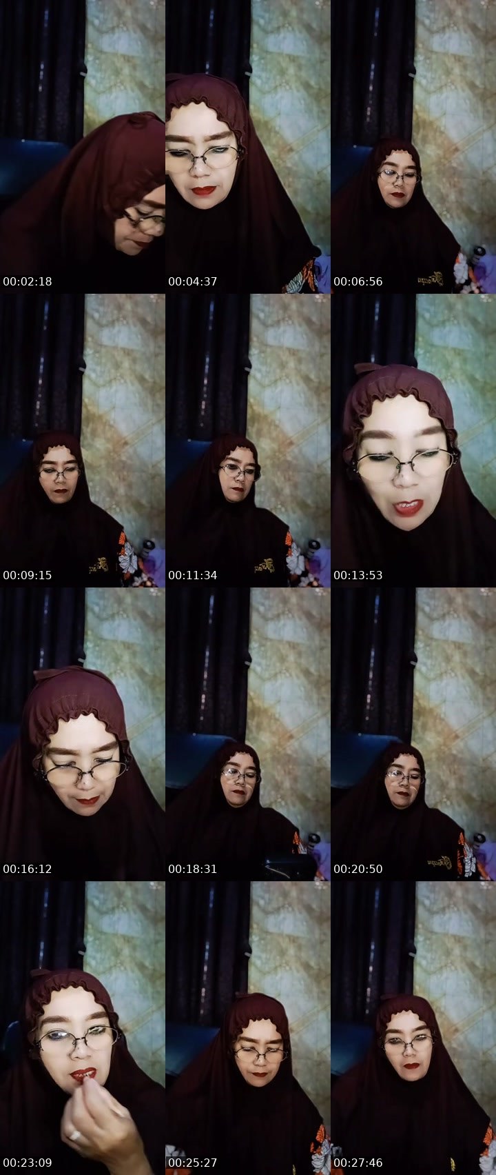 Contact-sheet preview of ơʂ°Oma Chan's MICO Live recording