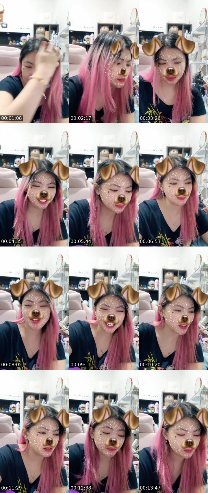 Contact-sheet preview of $ᵏʸ🌈 AuntyZeL's MICO Live recording