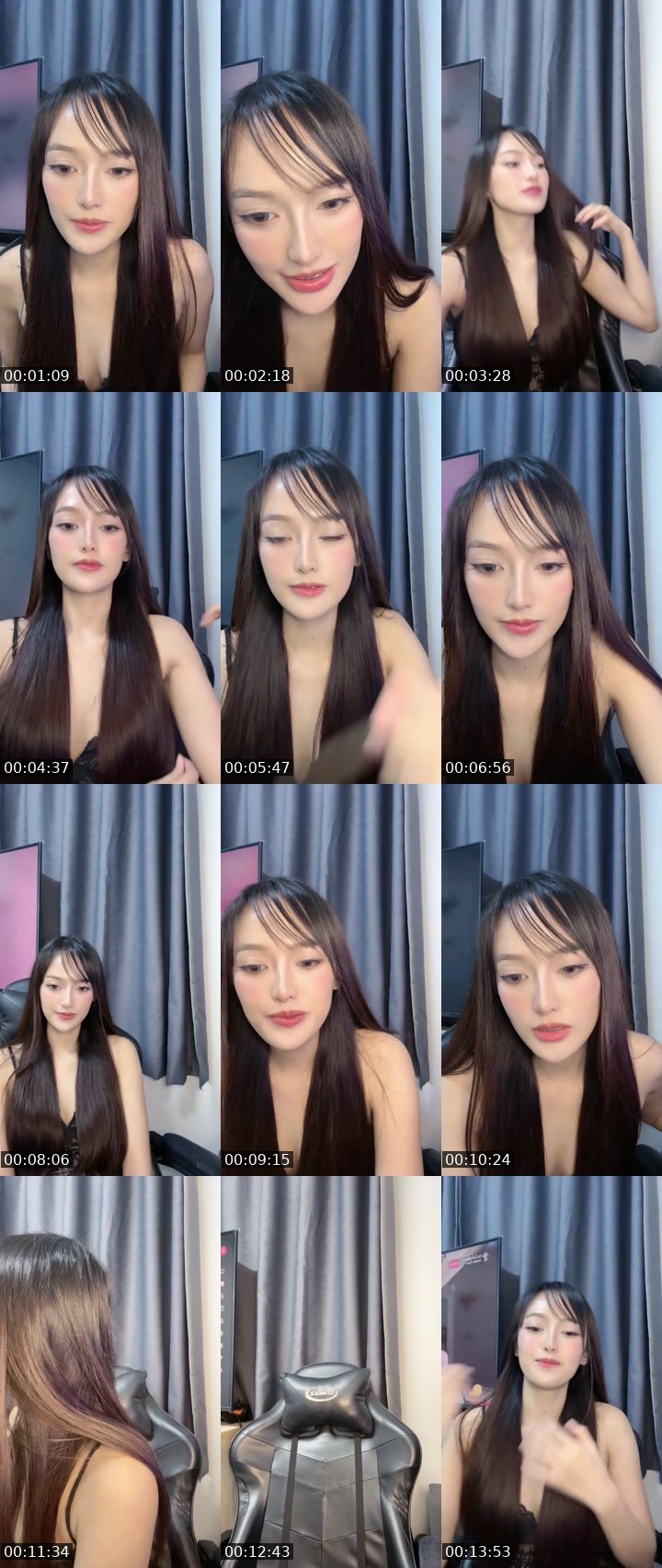 Contact-sheet preview of [🧋] milktea NEW VJ - meday ☁️'s MICO Live recording