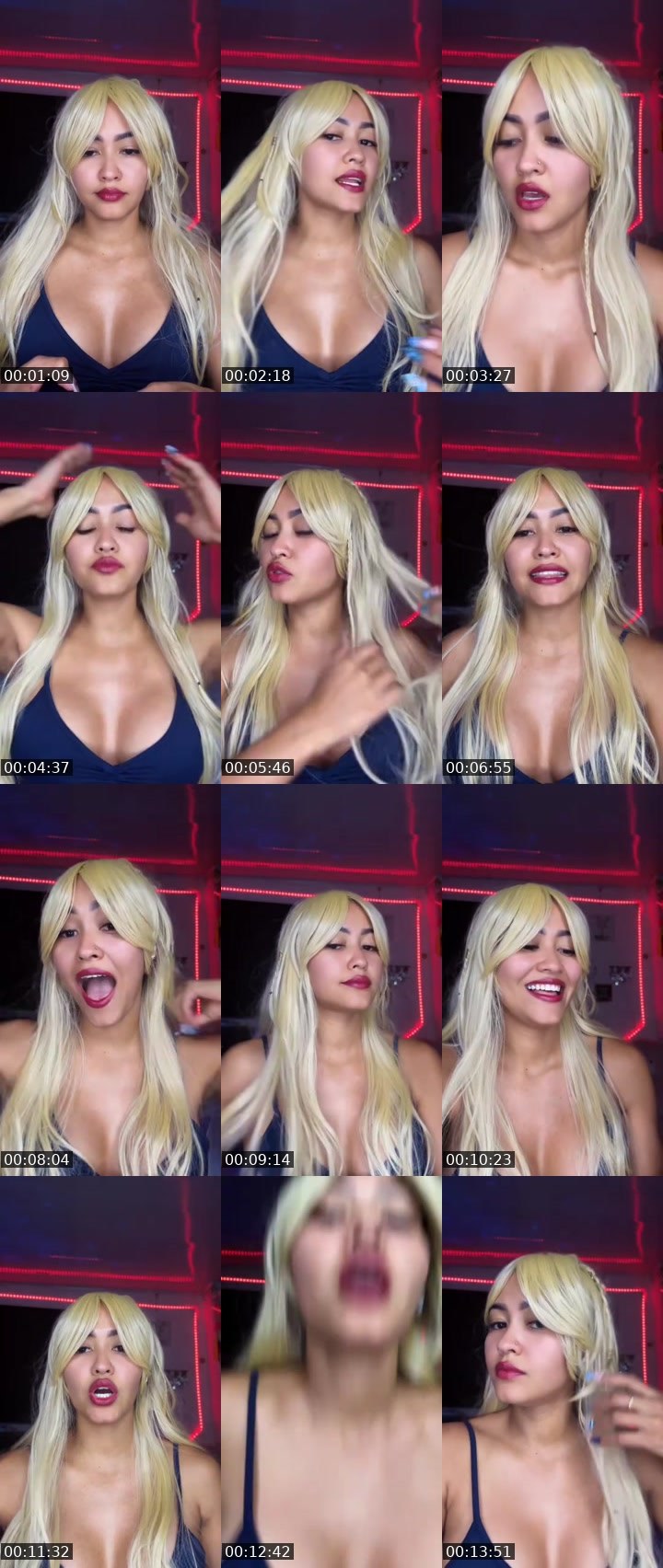 Contact-sheet preview of 🐊🧜🏽‍♀️𝒲♛ღ𝒹🐺🦈🩵🥷🪫🔋's MICO Live recording