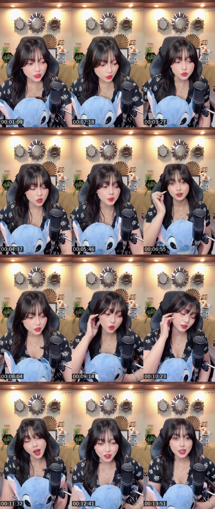 Contact-sheet preview of ᴮcᴺWONDERWOMAN's MICO Live recording