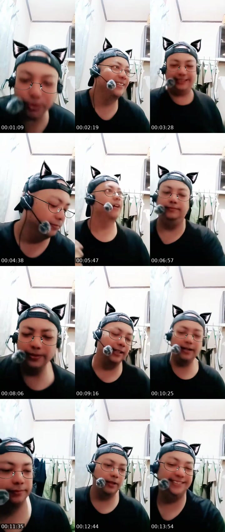 Contact-sheet preview of 𝖇 𝖎 𝖑 𝖆 𝖑  🧜‍♂️'s MICO Live recording
