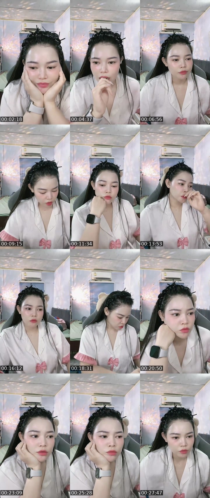 Contact-sheet preview of 🧸HằngBaby⁹⁹🍀ᴮᵋᶫᶫᵅ's MICO Live recording