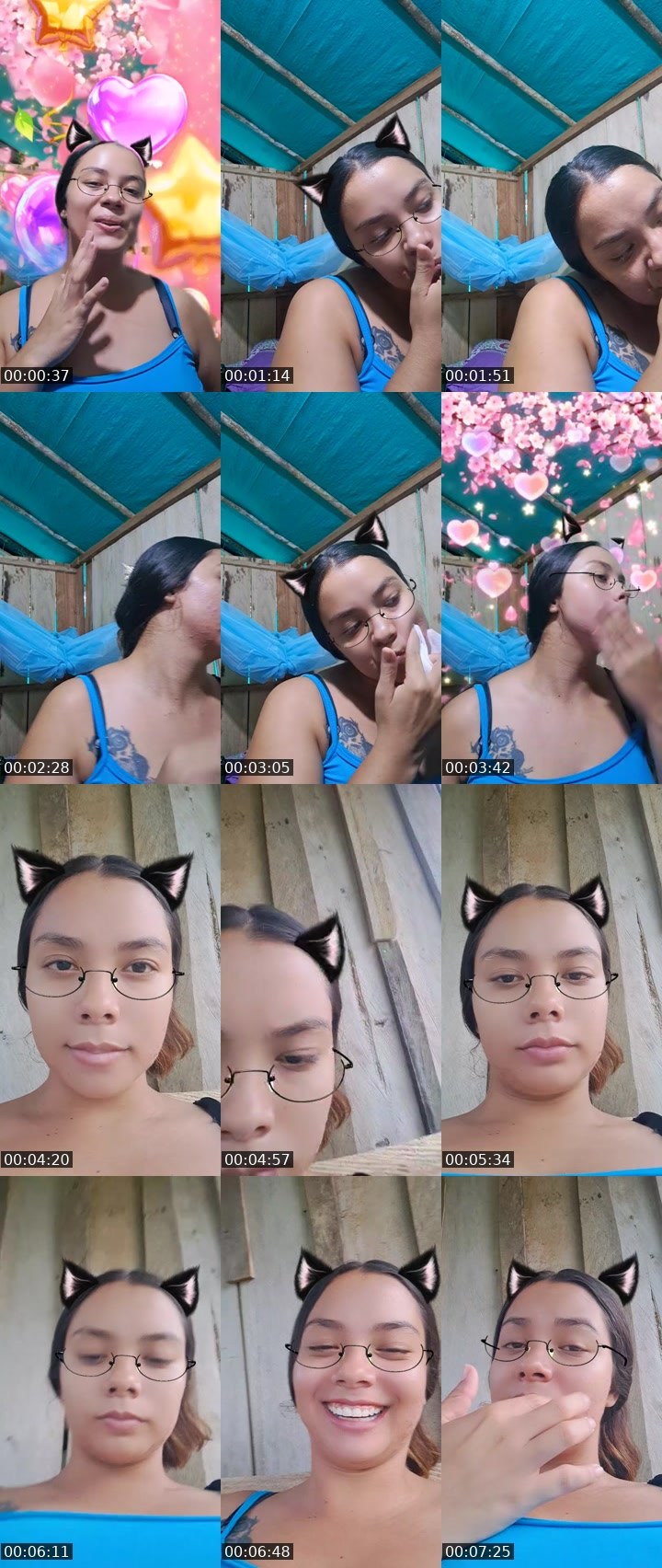 Contact-sheet preview of Monseᶠ⁵⁰⁴✨️🦋🪼's MICO Live recording