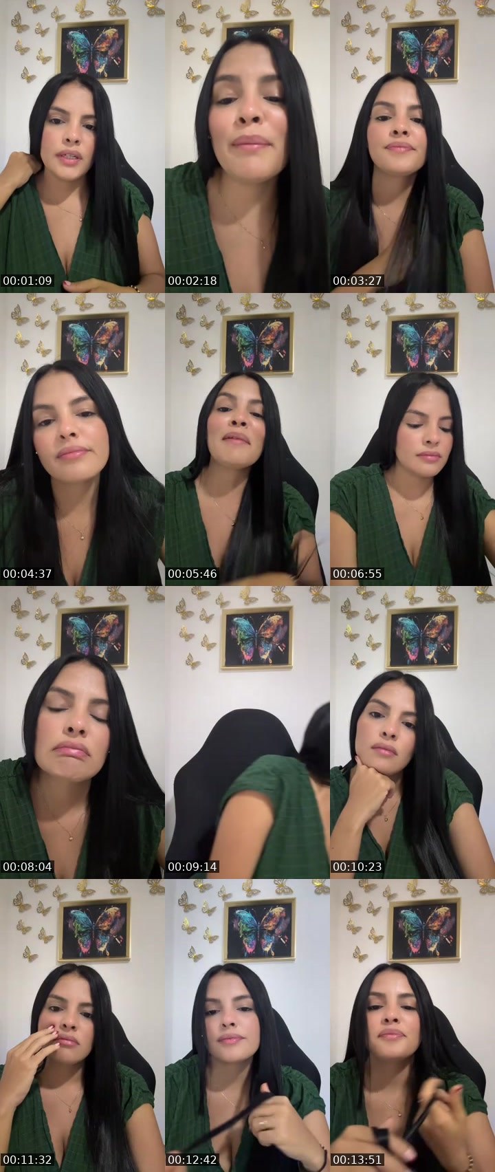 Contact-sheet preview of 🦋 Caro 🇻🇪ᶠ⁵⁰⁴'s MICO Live recording