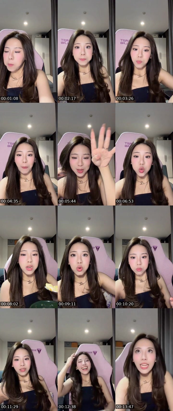 Contact-sheet preview of ᴵᵀ cookie˚✧₊⁎♡🍪's MICO Live recording