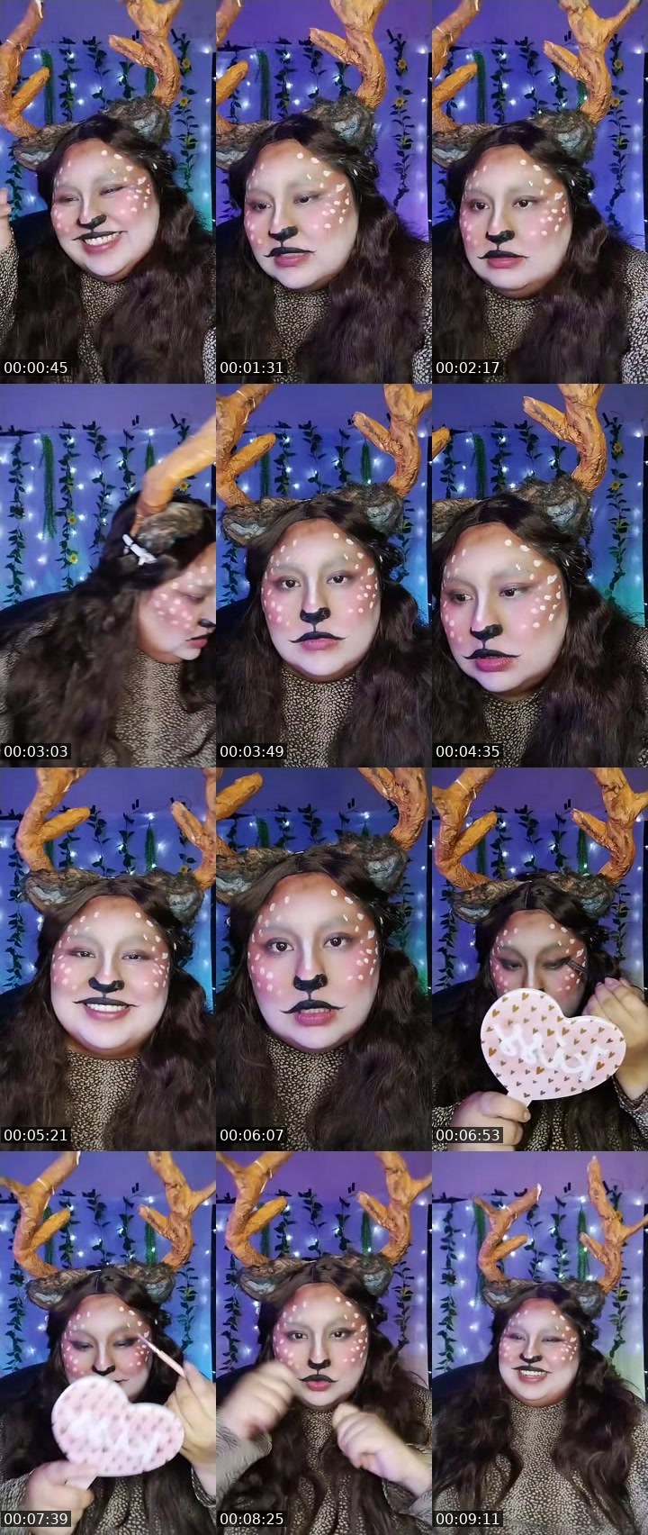 Contact-sheet preview of 🦅🌻ROSI•ᰔ•MUA💄🎨's MICO Live recording