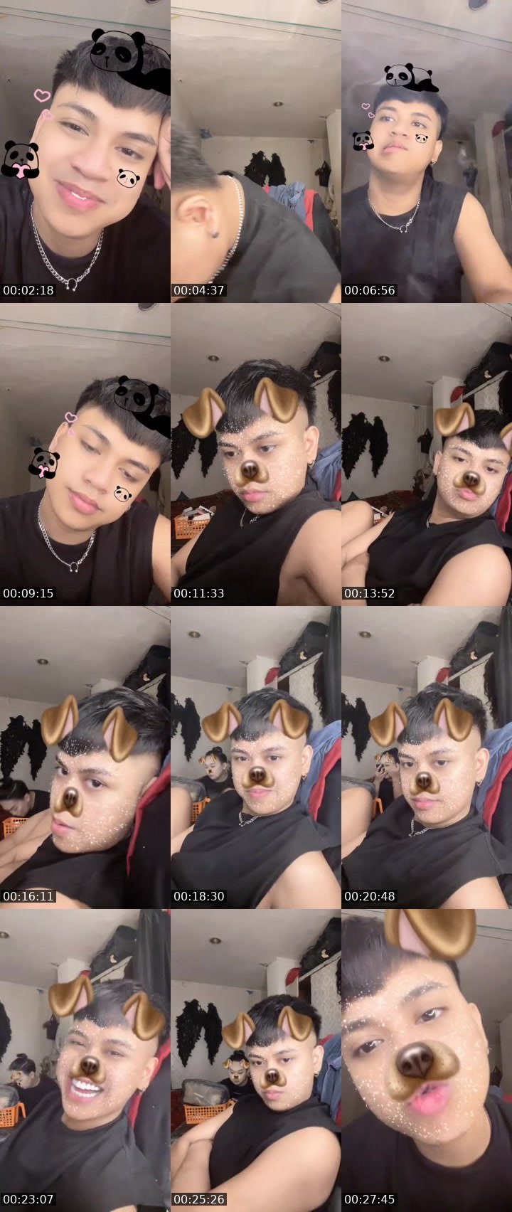 Contact-sheet preview of 🐯ᴄʜᴀɴᴅʜᴏɪᴇᴹᴱᴬᵂ 👁️‍🗨️😈💦's MICO Live recording