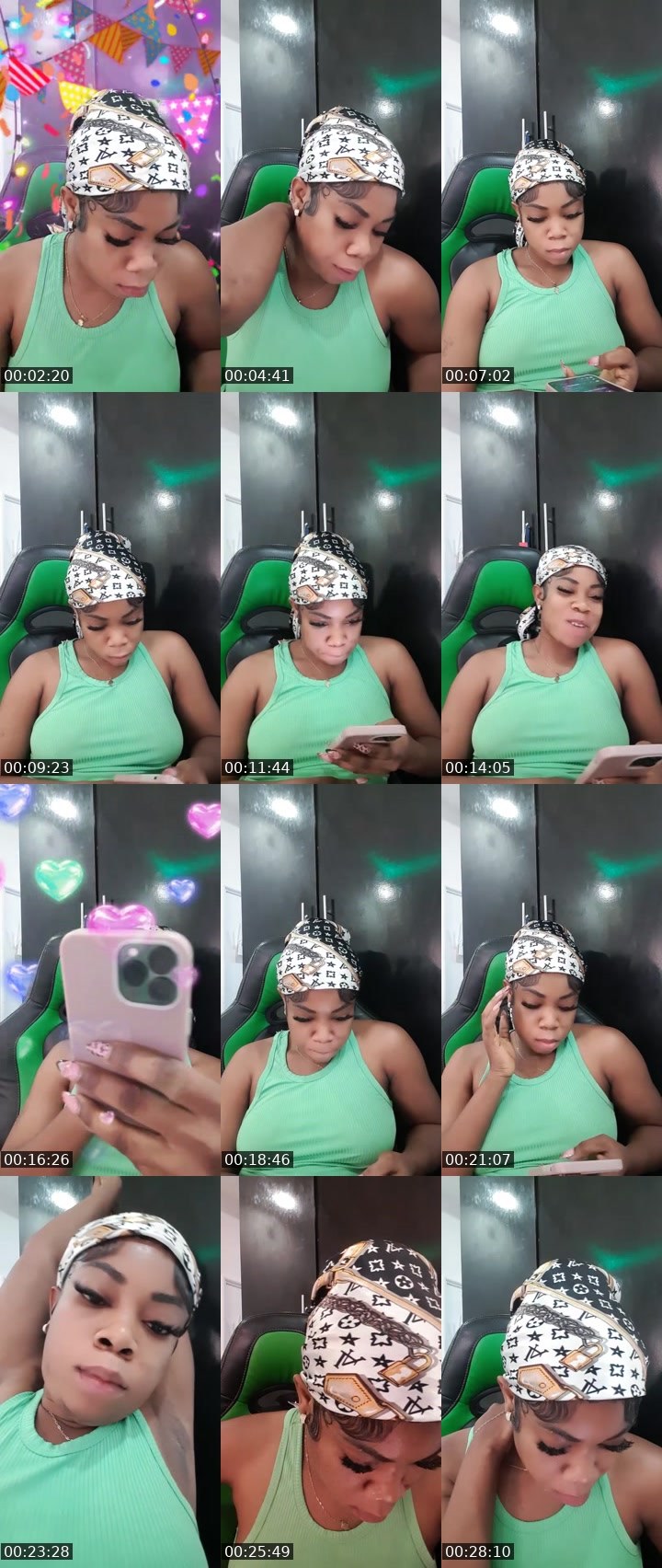 Contact-sheet preview of 💰👑🅰️nnabunny®😷🦅's MICO Live recording