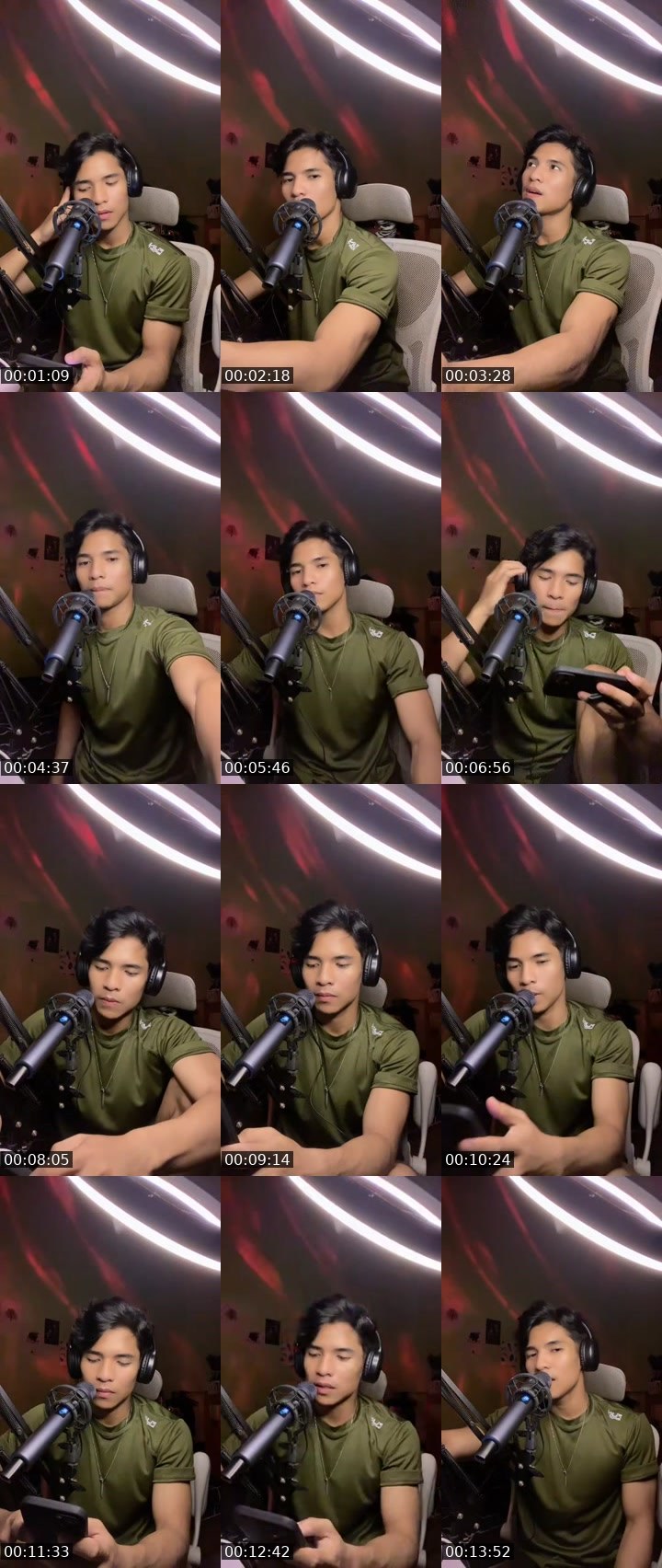 Contact-sheet preview of ᴹᵃʰᵉᵑᛃᴳᴱᵀ🎙️😴🏋🏼👶🏻's MICO Live recording