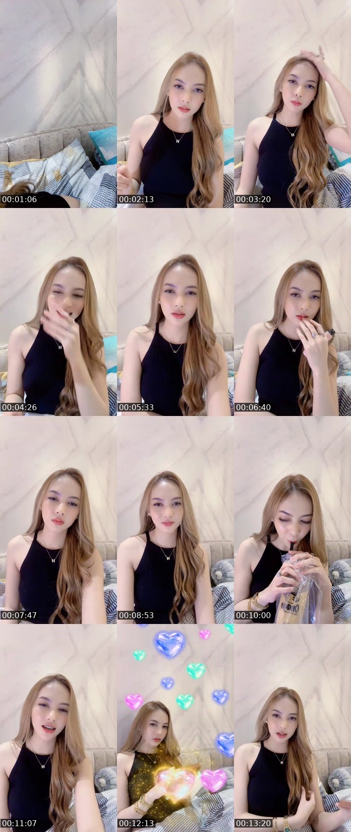 Contact-sheet preview of Alicee🌸💖✨👅's MICO Live recording