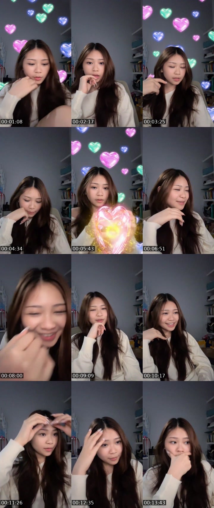 Contact-sheet preview of ᴿᴴ ninaaᴳ⁶💀💌🌊🌭🤏🏻's MICO Live recording
