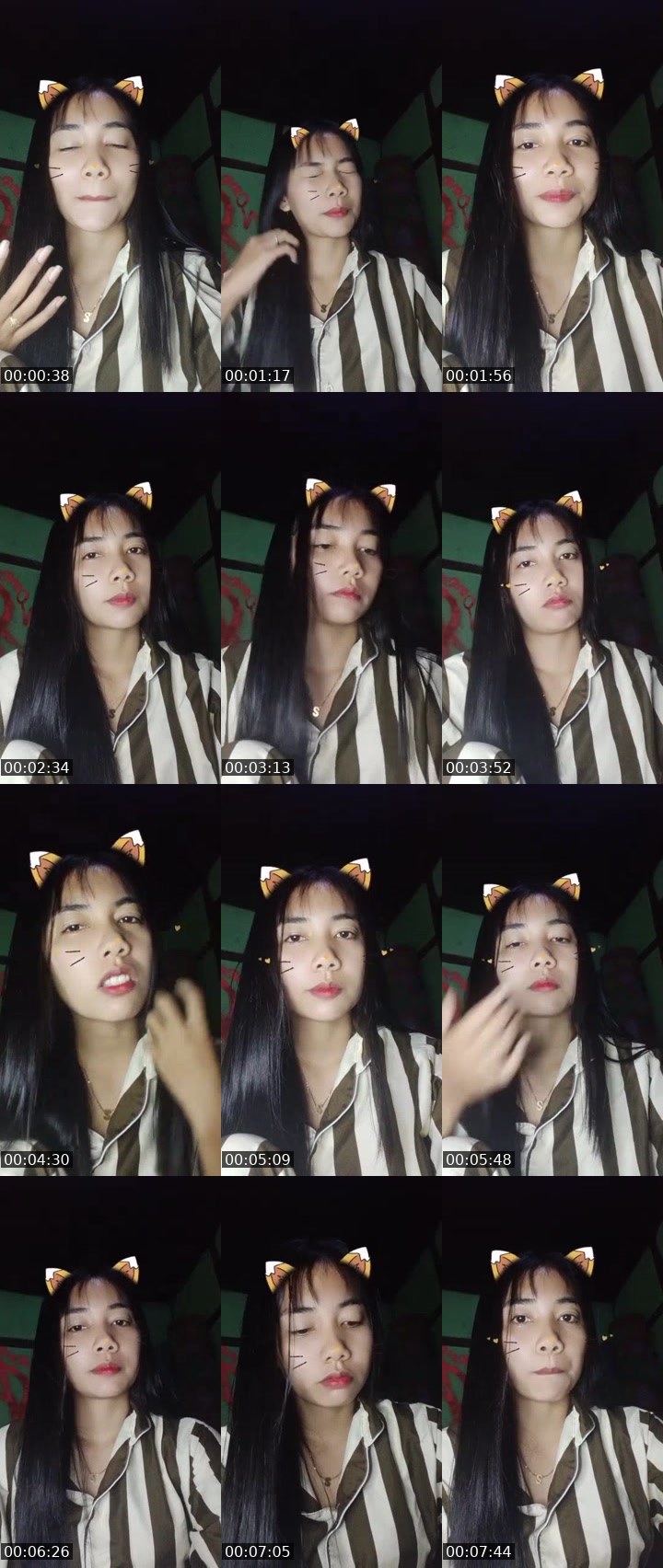 Contact-sheet preview of ᴮᵀᶜAquarius🪷's MICO Live recording