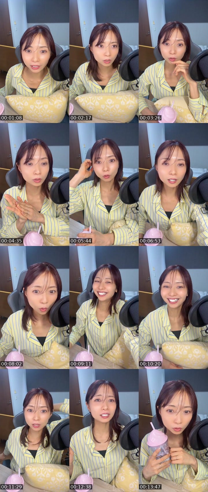 Contact-sheet preview of さやか🍻🌸's MICO Live recording