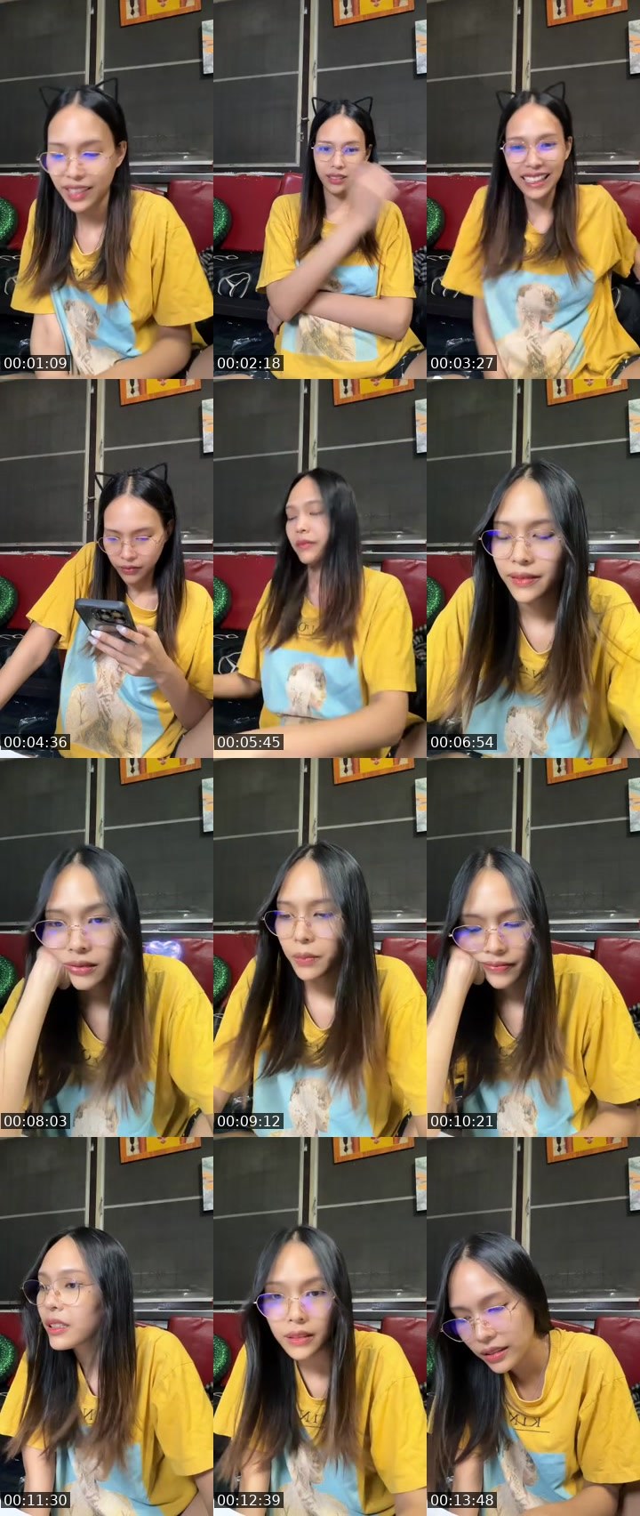 Contact-sheet preview of มิสมิ้นท์🌻 • [BRB New VJ]'s MICO Live recording