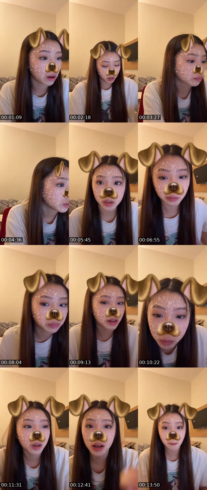 Contact-sheet preview of ᴿᴴ tokki 🐇's MICO Live recording