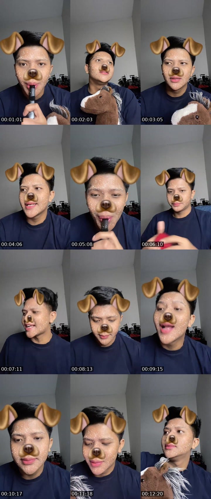 Contact-sheet preview of 🍓🐲🧏🏻‍♂️🥄🏹🔖🪐👶🏻ᴺᶻ's MICO Live recording