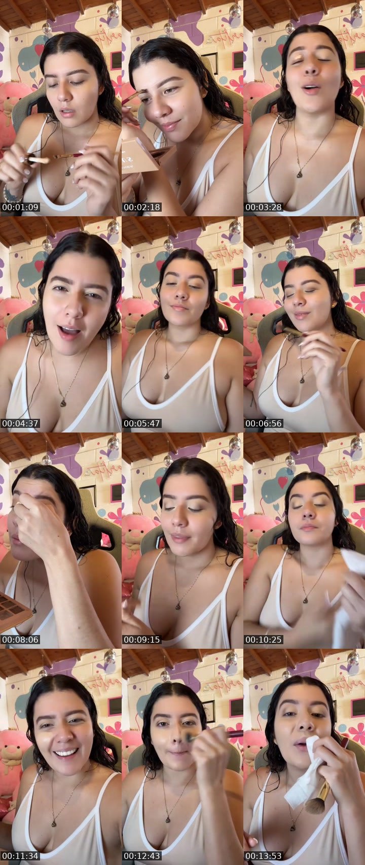 Contact-sheet preview of 👳🏻‍♂️CARLITA🩷ⷭ 🧩🤍👀's MICO Live recording