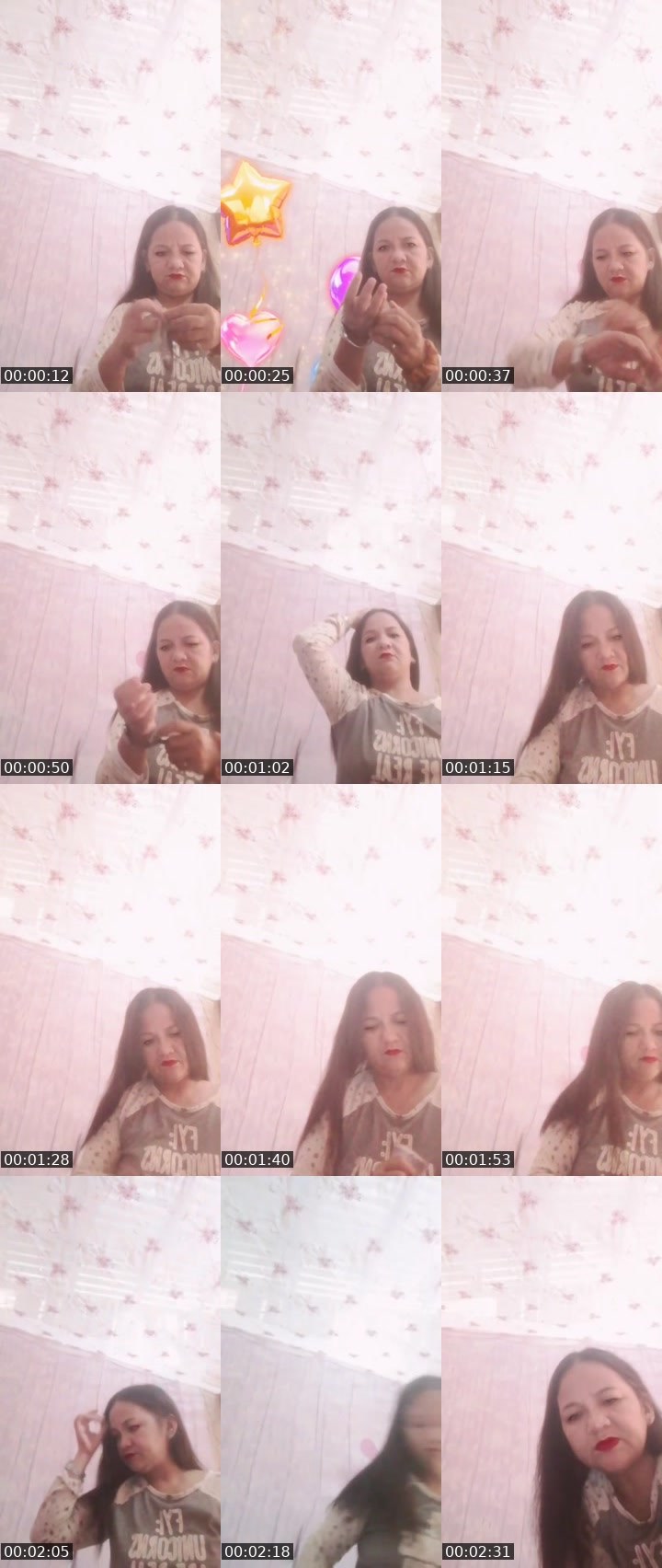 Contact-sheet preview of 🤏🏻COBRA🤏🏻babypink's MICO Live recording