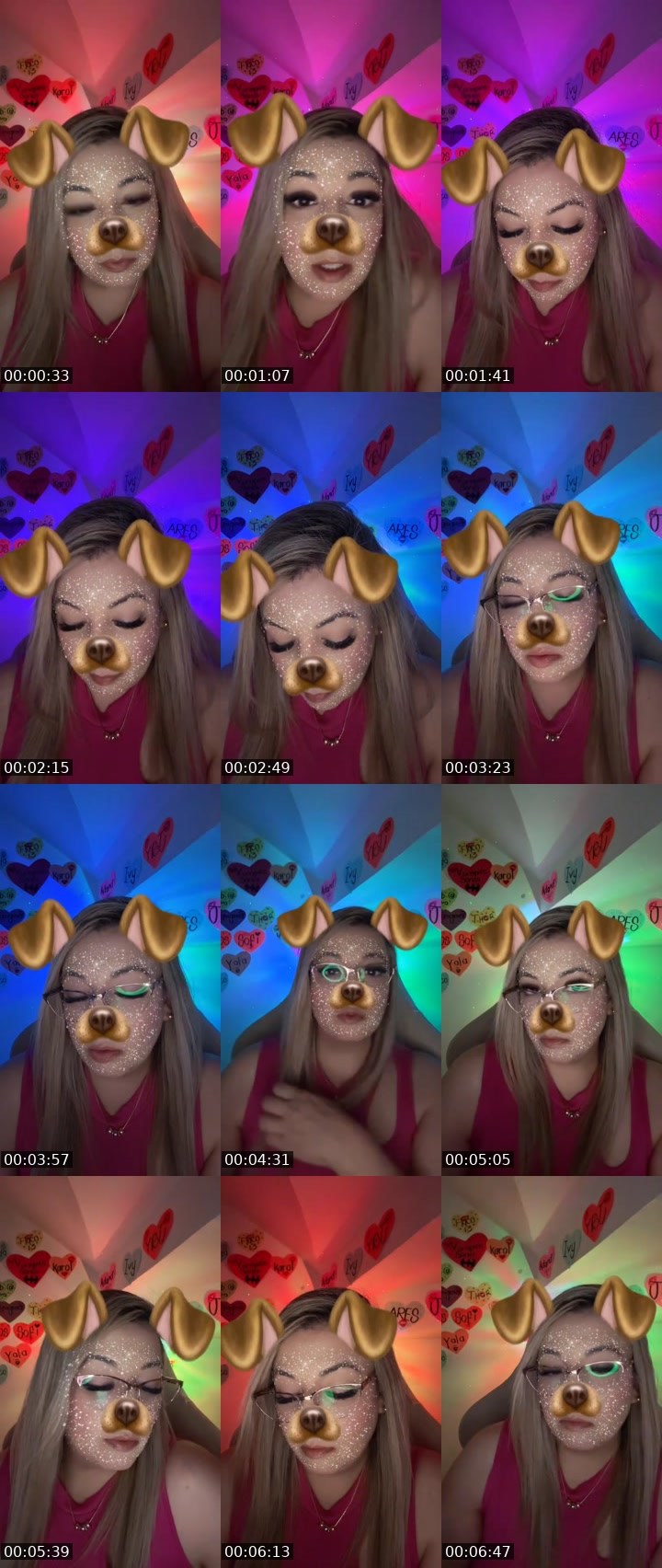 Contact-sheet preview of ᥫ᭡ᴳ𝔾𝕒𝕓𝕓𝕒💄💲ᴿ👳🏻‍♂️'s MICO Live recording