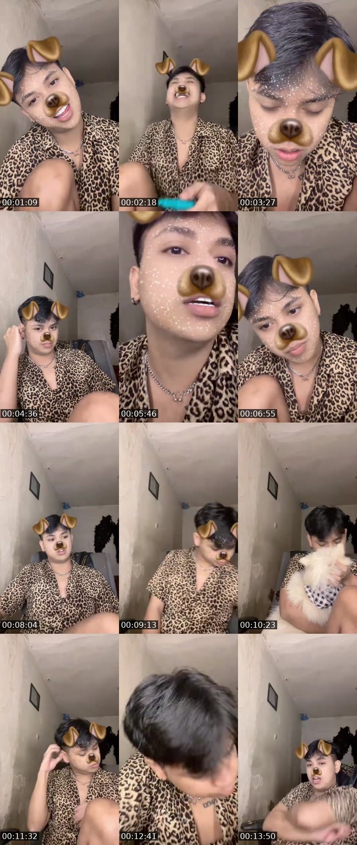 Contact-sheet preview of 🐯ᴄʜᴀɴᴅʜᴏɪᴇᴹᴱᴬᵂ  👁️‍🗨️ 😈 💦's MICO Live recording