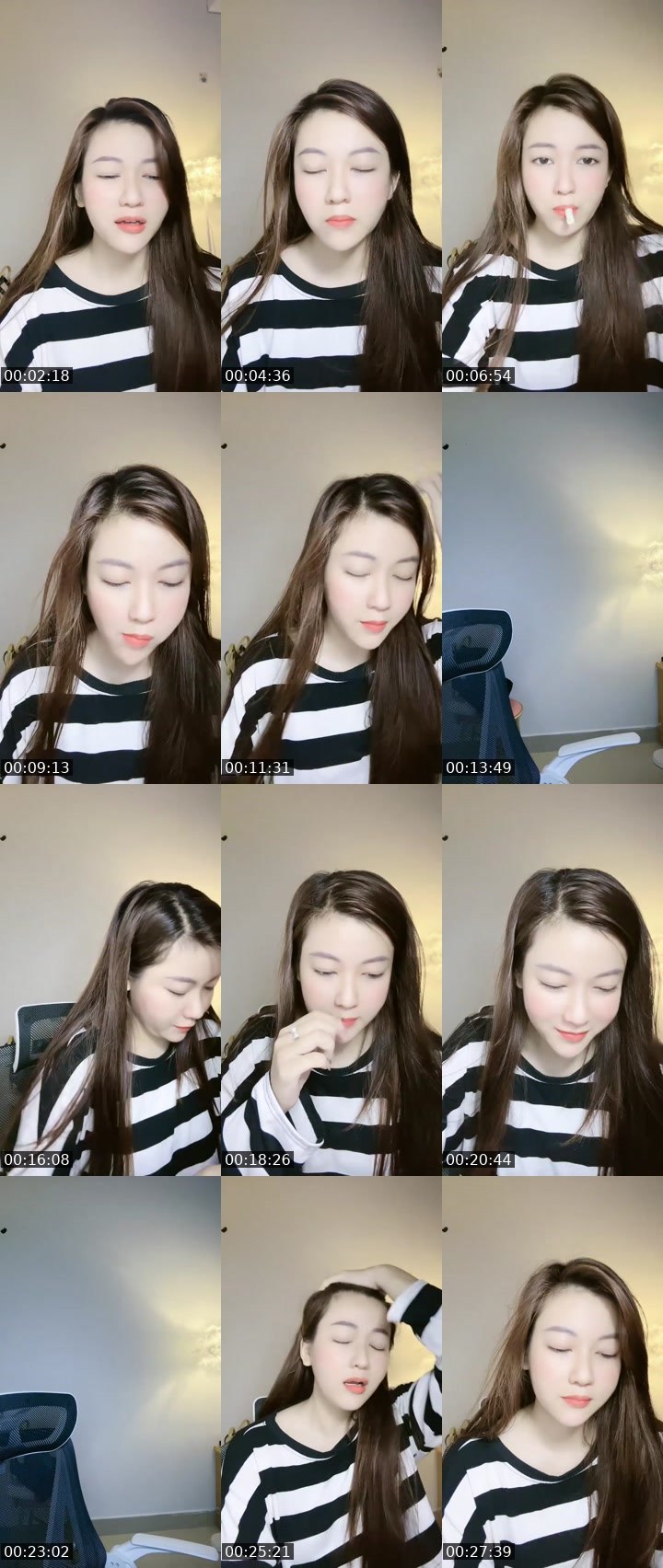 Contact-sheet preview of [🌟Ni] Milk ☔️'s MICO Live recording