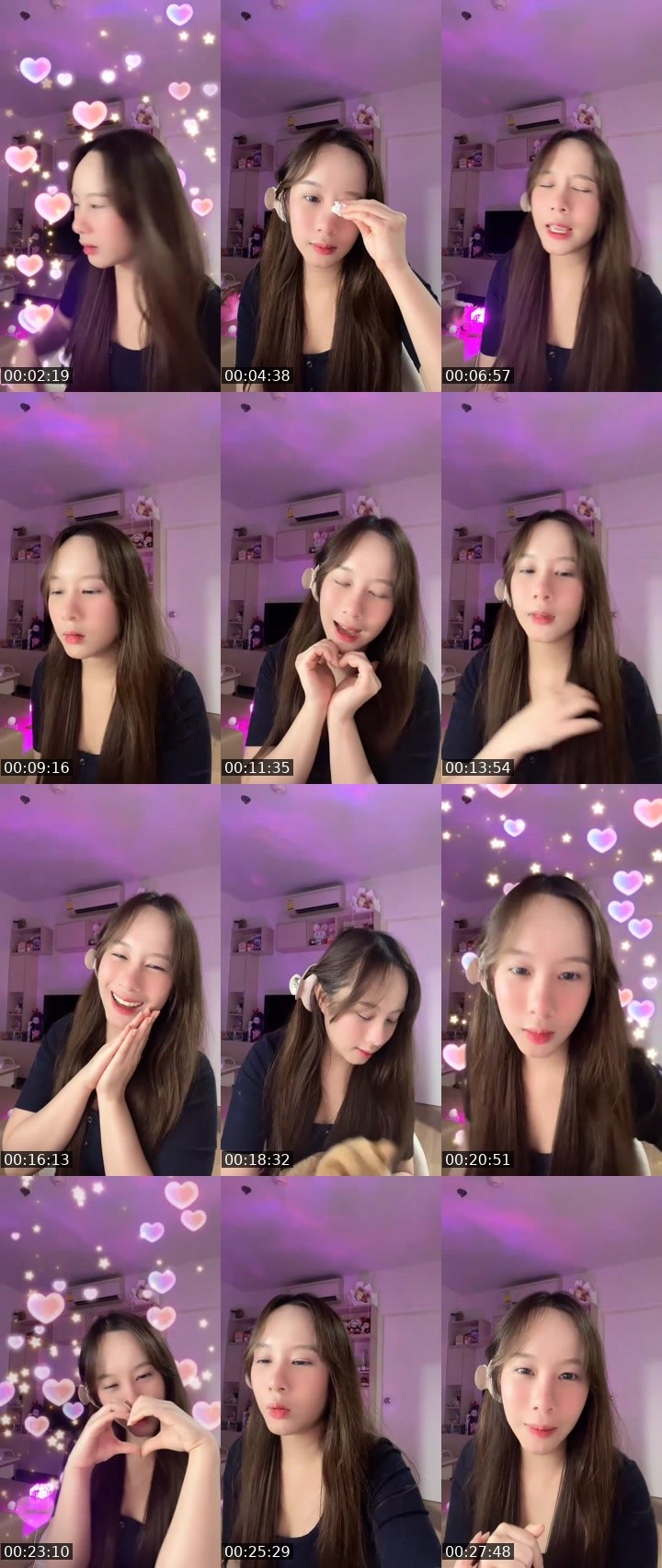 Contact-sheet preview of ꒰💐꒱ྀི Chimawari 🍑💖's MICO Live recording