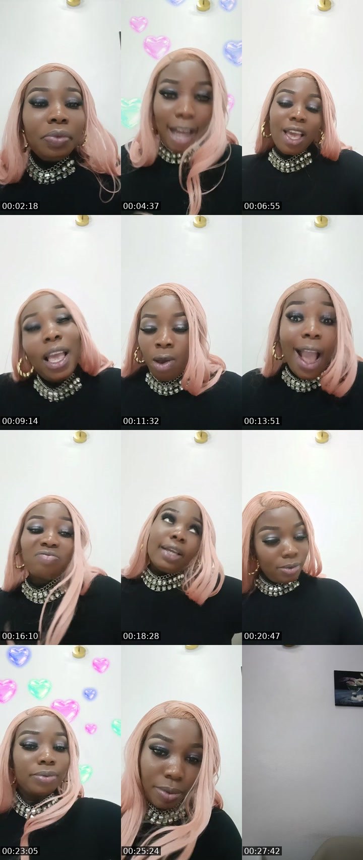 Contact-sheet preview of 🥷🏾🙅🏾‍♂️🥑OUTLAW☻🦅LALA ®🌕's MICO Live recording