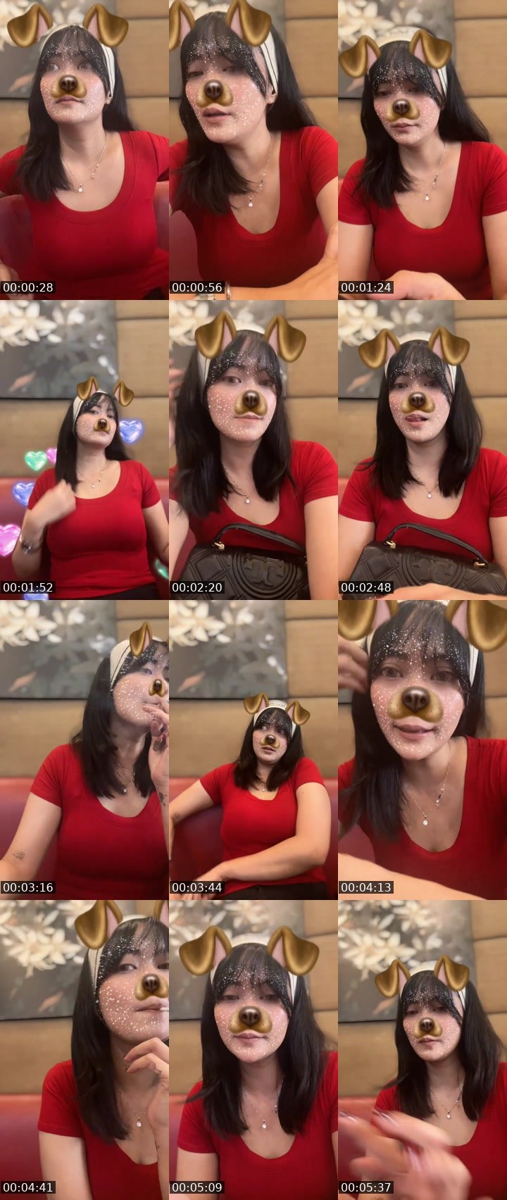 Contact-sheet preview of ᴸᵐ Chika ˣ ᵐᵒᵒⁿ🌕✨'s MICO Live recording