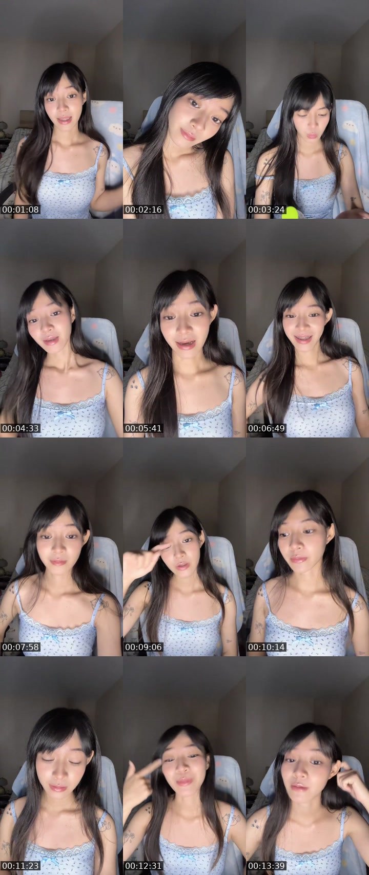 Contact-sheet preview of (Pink🦩) New VJ Yuyee 🦊's MICO Live recording