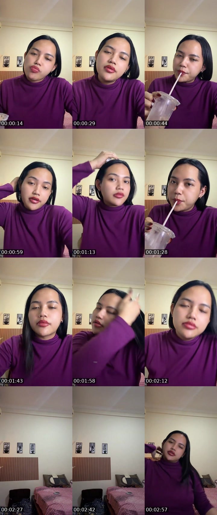Contact-sheet preview of PveQ • ᴘʀᴏxʏ 💋's MICO Live recording