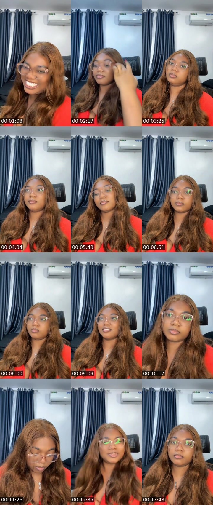 Contact-sheet preview of 250k💰🆙🦅👑 Zinny✨Presh ⚔️'s MICO Live recording