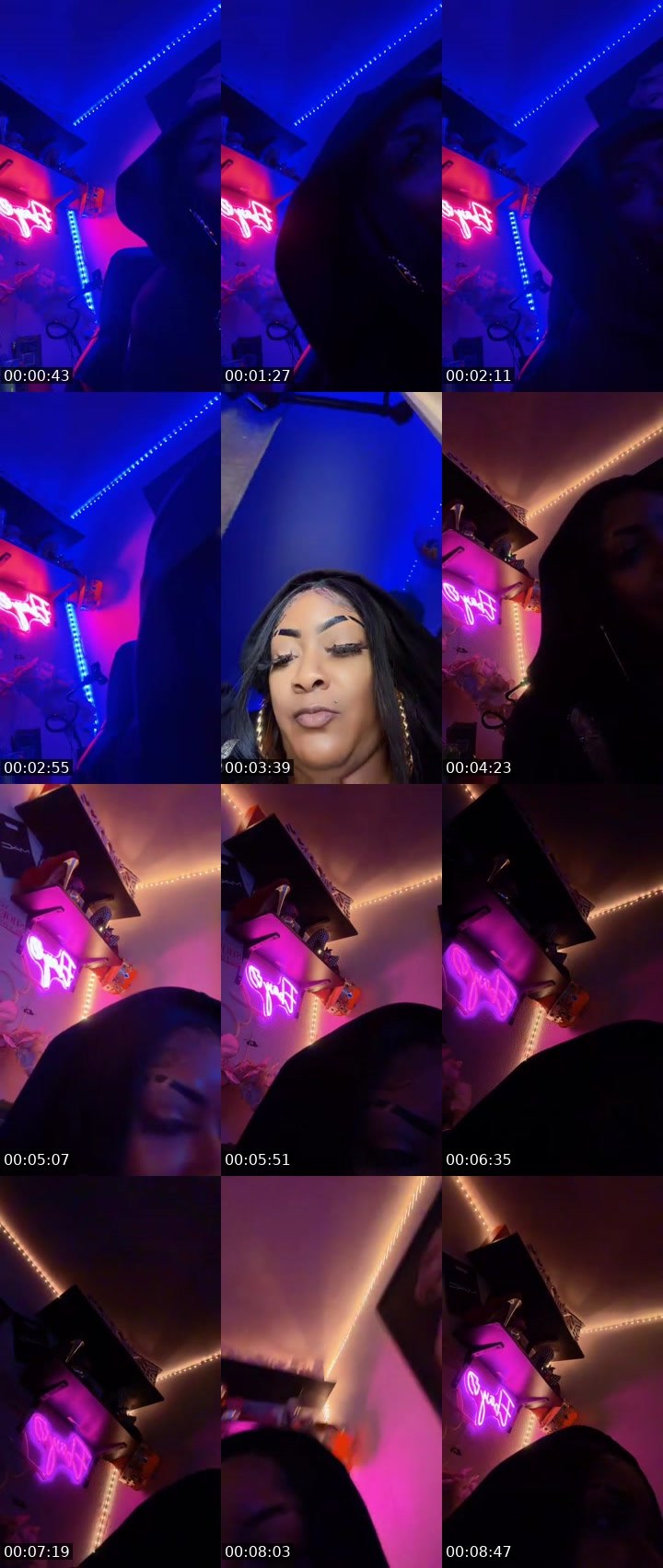 Contact-sheet preview of 🏁🤾🏿‍♂️EᗷᗩYᗰ⭕️ᑎᖇ⭐️E💋's MICO Live recording
