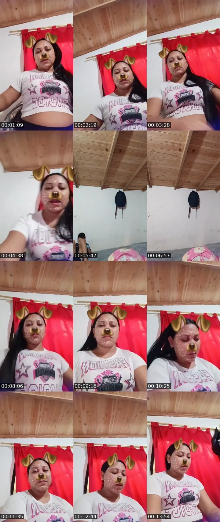 Contact-sheet preview of Hija D preciosa🐦‍🔥ᴱᴰᴸ👼ᴮ🤟🏽's MICO Live recording