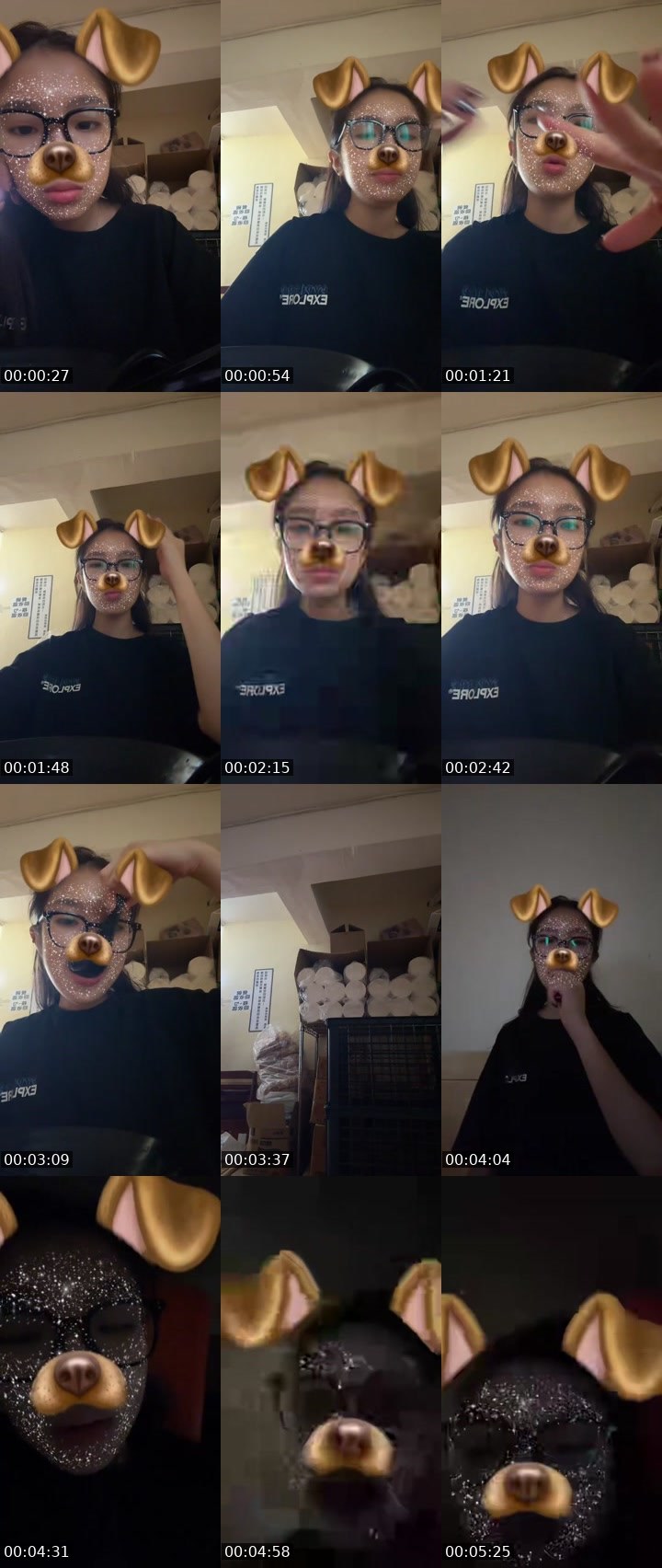 Contact-sheet preview of ᶜʳᵒʷ lyn 🥑's MICO Live recording