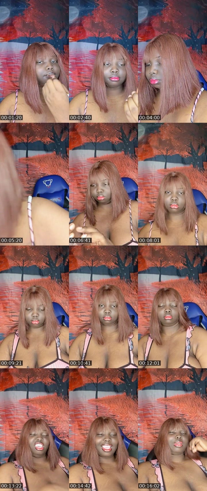 Contact-sheet preview of ❤️🐽𝐓𝐑𝐈🅒𝐈𝐀🍫🫦🛠's MICO Live recording