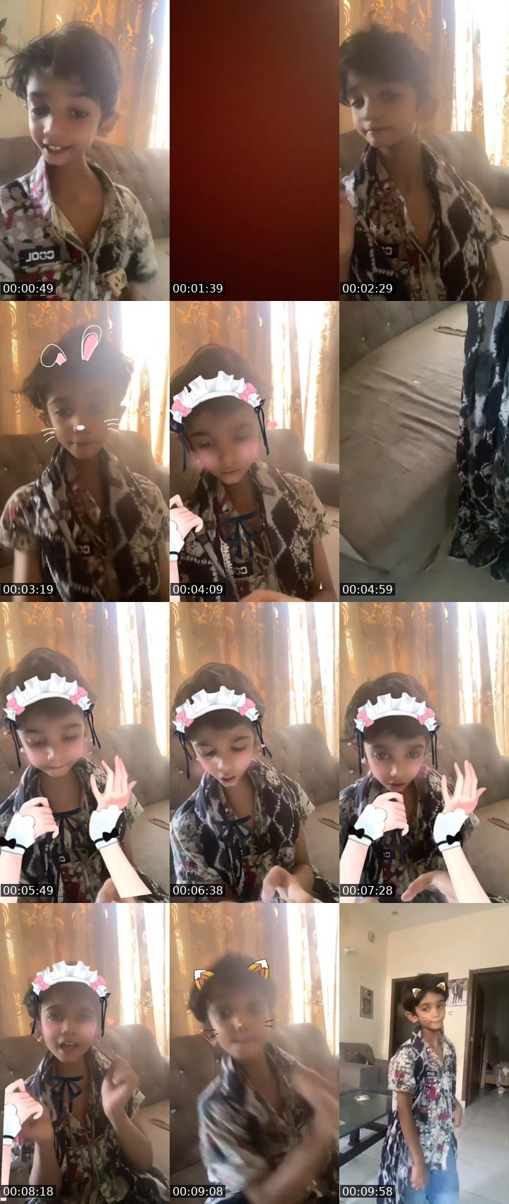 Contact-sheet preview of Haniya jutt's MICO Live recording