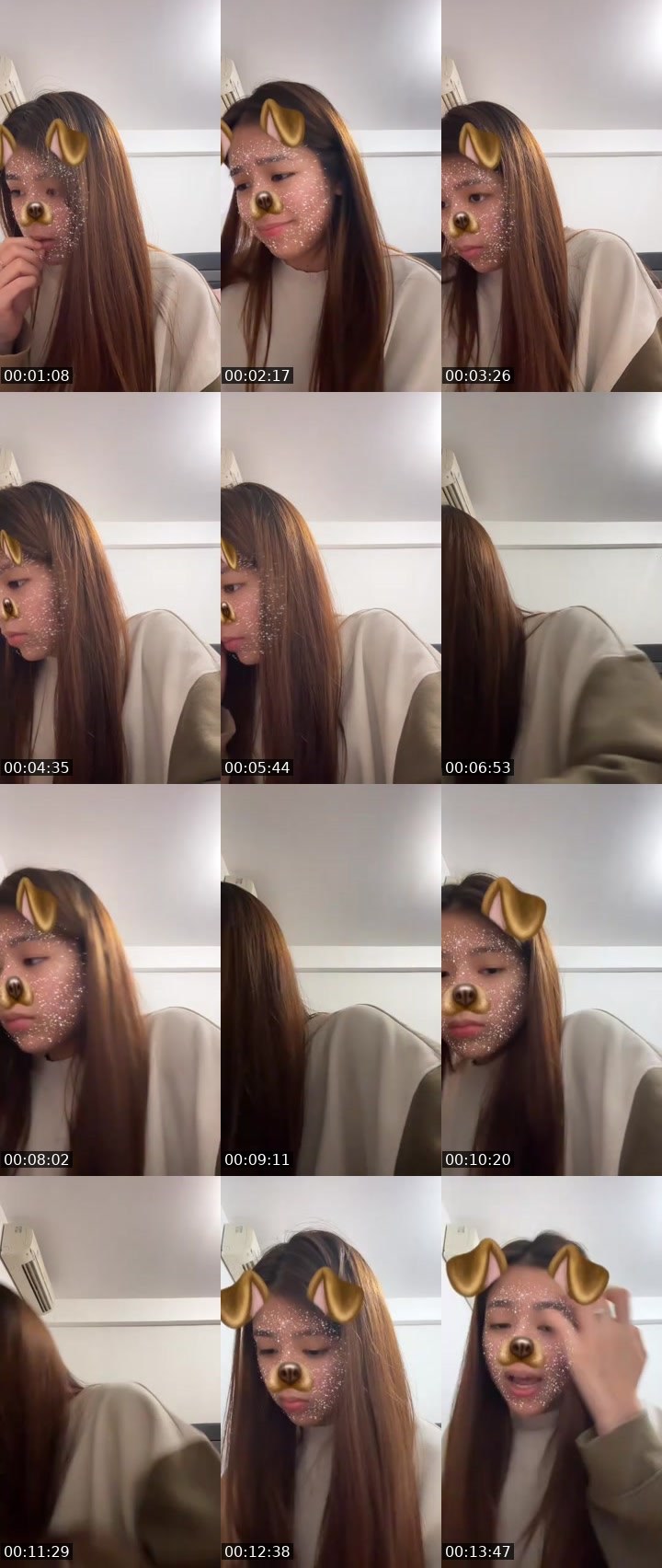 Contact-sheet preview of PK TDY 21.30💅🏻kaila⁴⁰⁴🧸's MICO Live recording