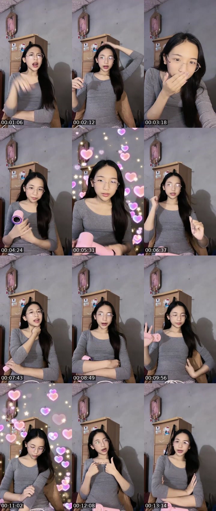 Contact-sheet preview of [🧋] milktea New vj - Unif🧃's MICO Live recording