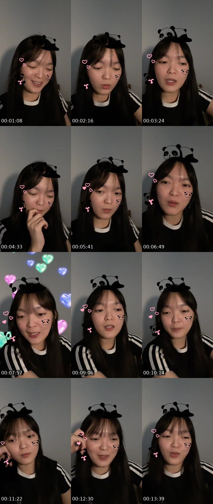 Contact-sheet preview of 愛𝐜𝐡𝐞𝐫𝐲🍒ⁿⁱⁿᵉᵗᵉᵉⁿ's MICO Live recording
