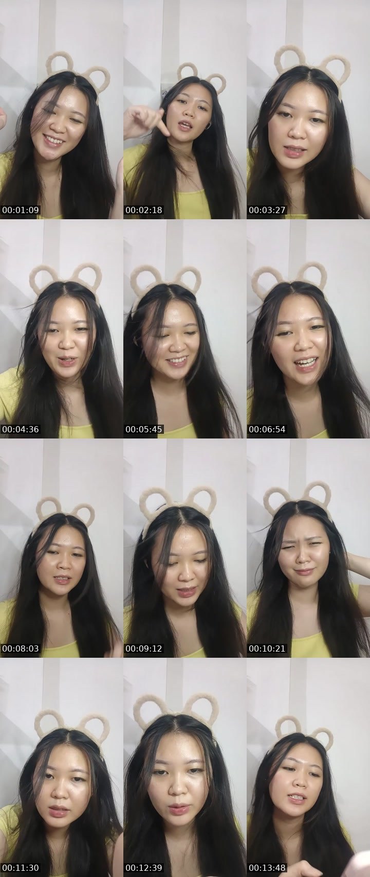 Contact-sheet preview of ᵡᵒ Chloe Lin's MICO Live recording